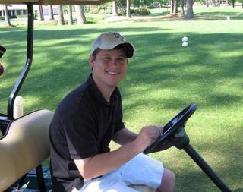 Craig golfing